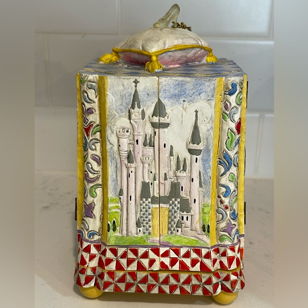 Disney Traditions Jim Shore Treasures Fit For A Princess Cinderella Jewelry Box